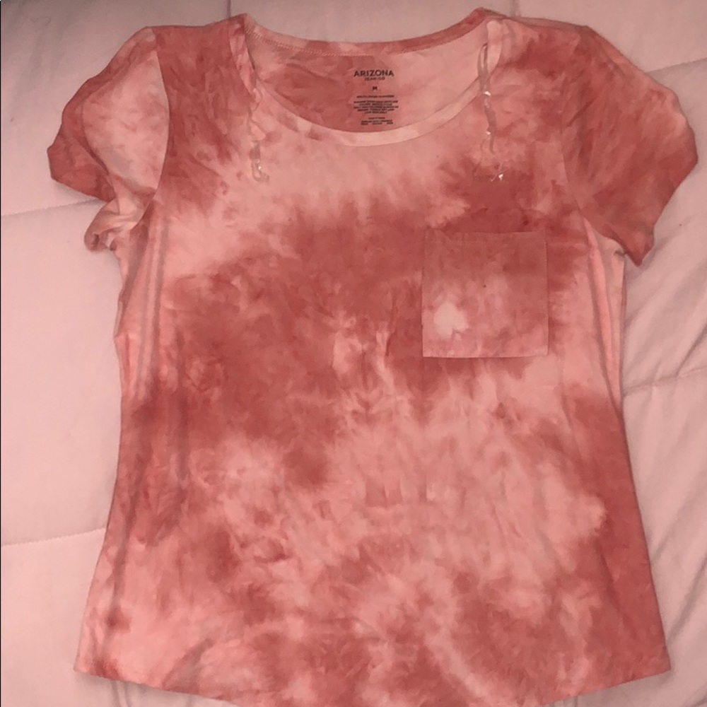 Pink tie dye shirt